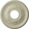 Ekena Millwork Palmetto Ceiling Medallion (Fits Canopies up to 4 7/8"), 12 1/8"OD x 3 1/2"ID x 1"P, Clear Yellow CM12PMCYF - alternate 1